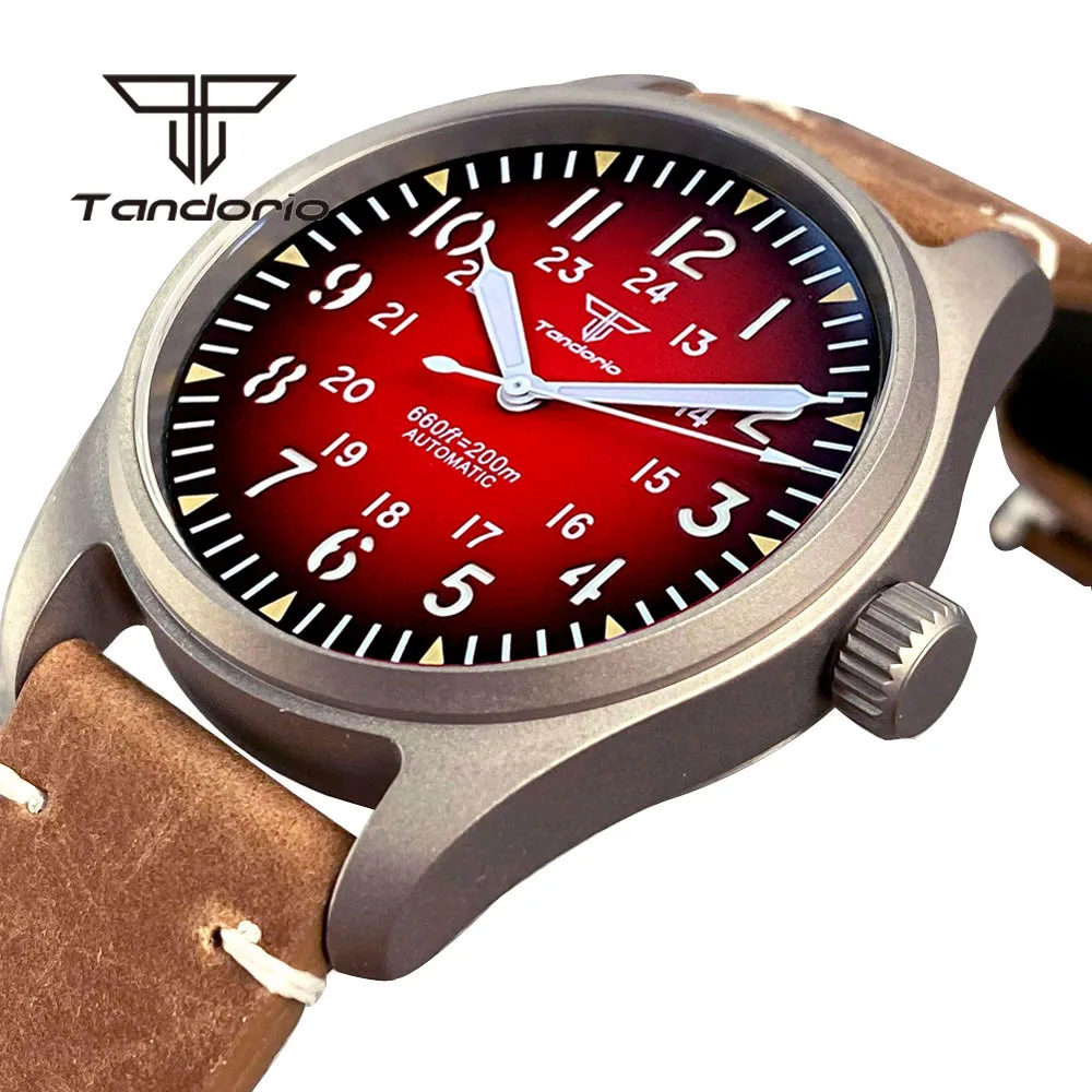 Tandorio 自動巻き 腕時計 グラデーションパープル Sdc5899ac4d224bfca6cc2fc73b0a5