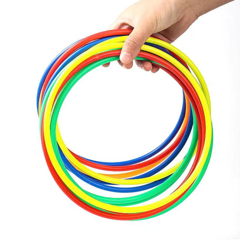 5Pcs Big Size Plastic Hoop Ring Toss Outdoor Game For Adults Kids Funny Parent Child Interaction Toy Juguetes Deportivos 10pcs plastic ring for toss games outdoor toys for children playground funny parent child interaction juguetes divertidos