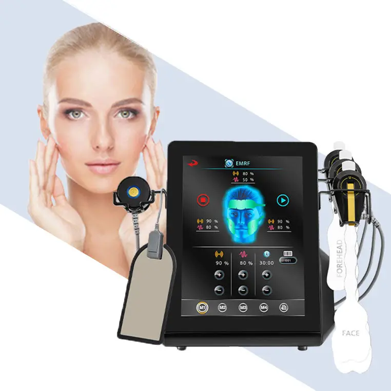 Full Face Muscle Stimulator Double Chin Removal EMS Facial Sculpting Machine