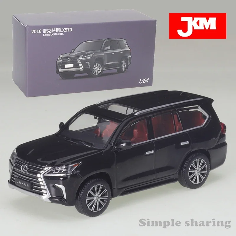

JKM 1/64 Lexus LX570 Черный Lexus внедорожный автомобиль сплав игрушки моторные автомобиль литье под давлением металлическая модель для детей