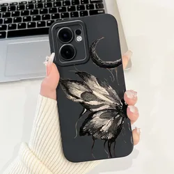 Copriletto in silicone morbido con fiocco alla moda per telefono al tramonto