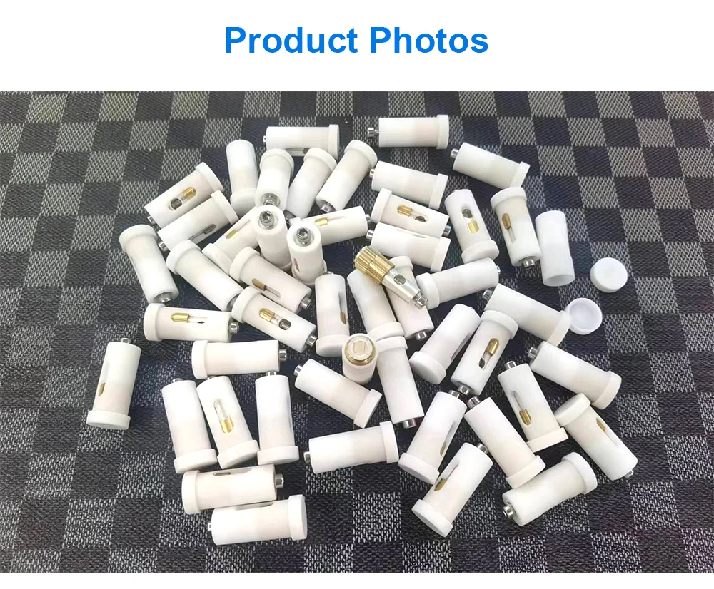 High Quality Brass Joint Inner Dia.5mm 6mm Electrode End Chuck For Xenon Krypton Lamp 1064nm for Laser Welding Cutting Machine