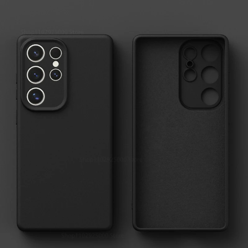 Luxury Liquid Silicone Shockproof Protective Case - Soft Back Cover