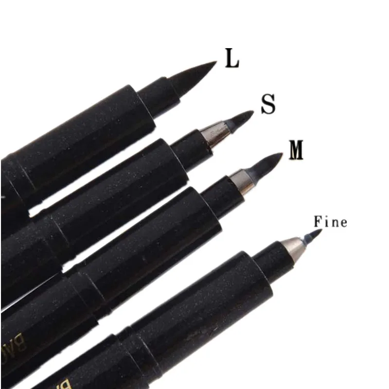 Chinese Calligraphy Pen Hand Lettering Pens Brush Lettering Pens Markers for Writing Drawing Black Ink Pen Art Marker Stationery chinese characters calligraphy hong copybook training for 1 2 grade chinese pinyin hanzi beginners writing language textbooks