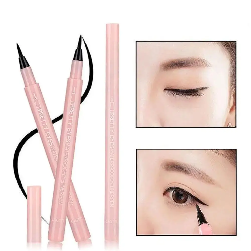 

Cool Black Slender Eyeliner Smooth Lines Without Stashes Makeup Sweat-proof Eyeliner Color Non-smudging Uniform Waterproof P1M1