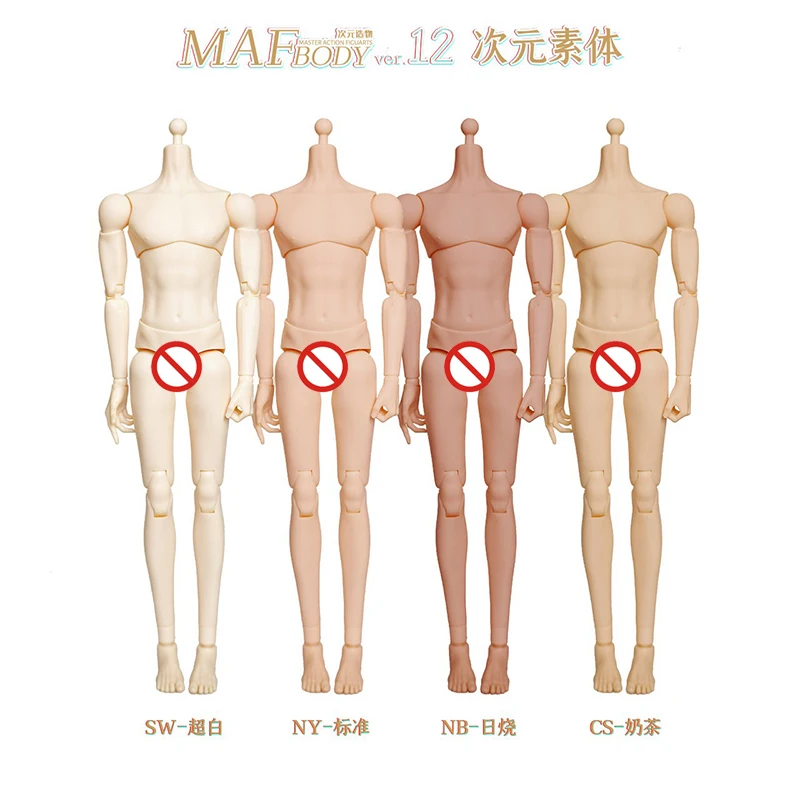 

Dolls In Stock MAF BODY KSS140 1/6 Male Soldier Super Flexible Joint Body 12'' Action Figure Fit 1:6 Head Sculpt Model