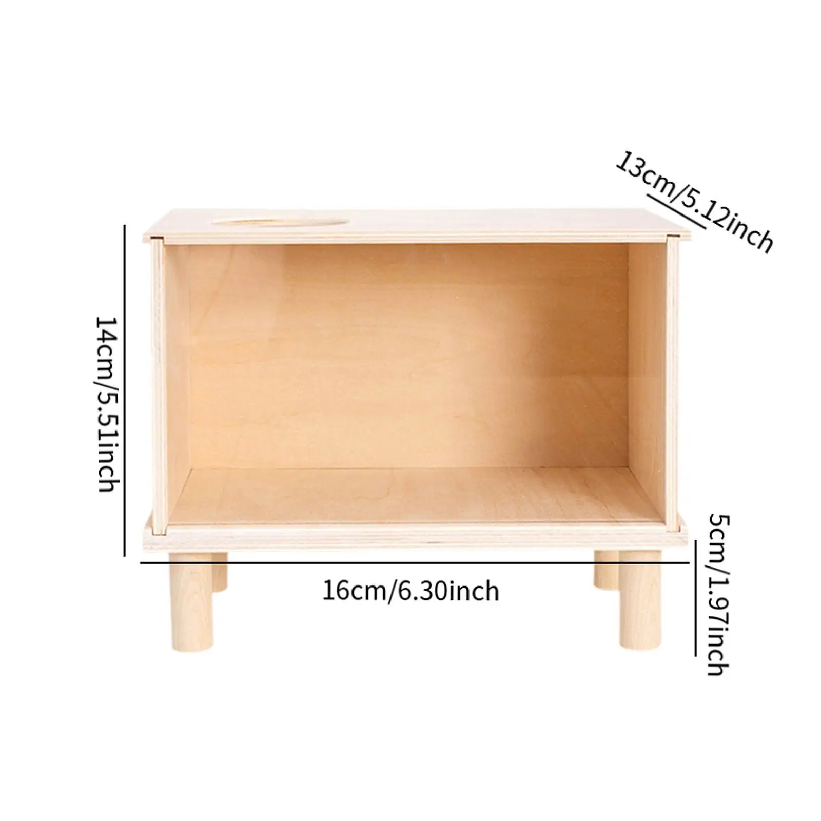 Wooden Hamster Digging Box Toy Hamster Sand Bath Box for Chinchillas Dwarf cage Small Pets Hideout Kit DIY digging box