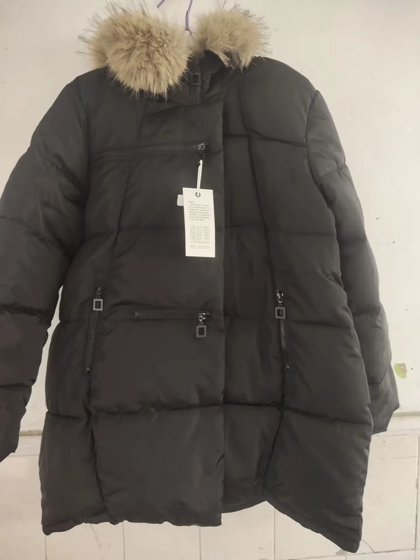 Winter Maternity Down Coats Korean Style Faux Fur Hooded Outerwear Fashion Pregnant Woman Long Cotton Jackets Warm Clothes
