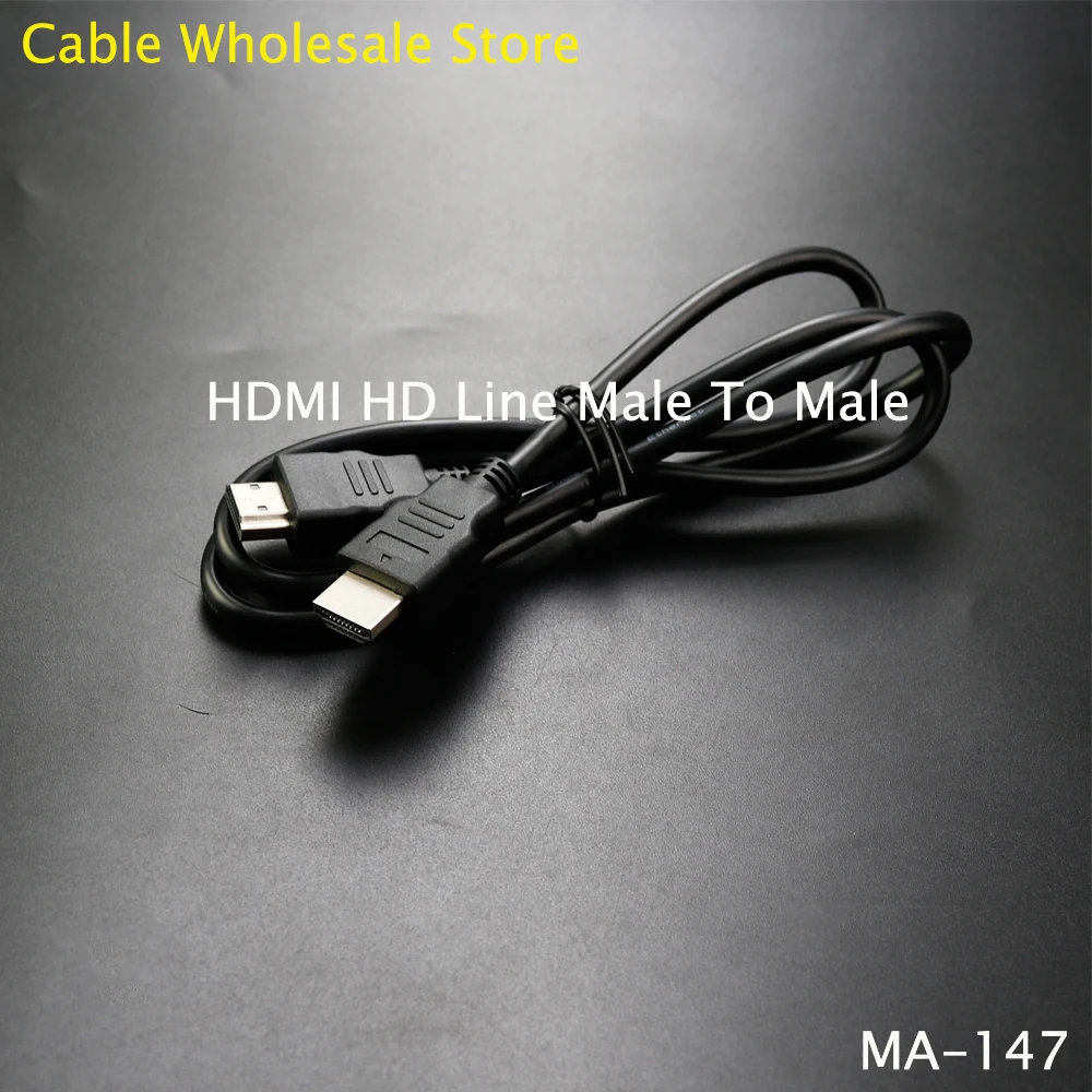 

HDMI Compatible Cable 2.0 4K 1080P Plug To Plug Cable 1m HDMI HD Cable Male Pair Public For HD TV XBOX PS4 Computer Box Cable
