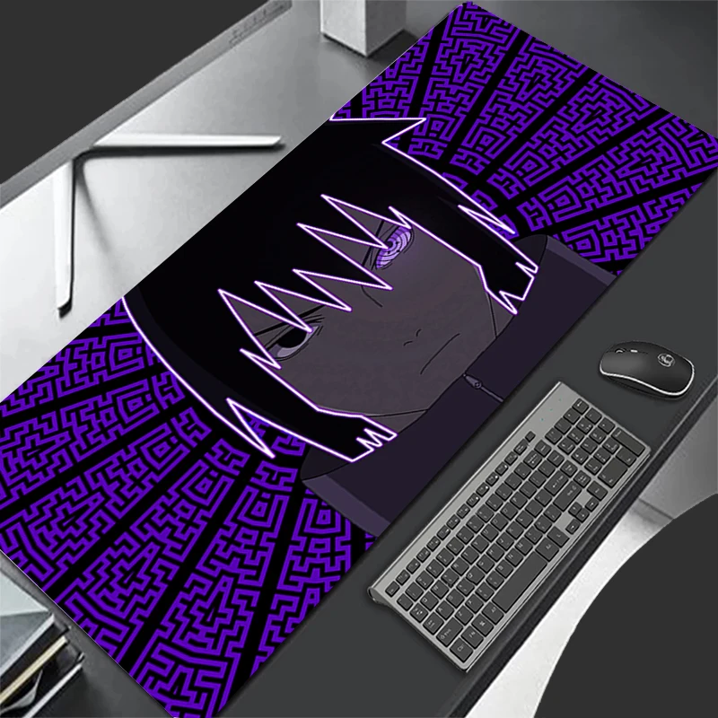 Mouse Pad Gaming Accessories PC Gamer 900x400 Anime N-narutoS Computer S-sasuke Desk Mat Laptop Varmilo Keyboard Pads Mousepad 6
