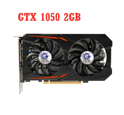 

C CCTING GTX 1050 2GB Graphics Cards 128Bit GP107-300 Video Card For NVIDIA Map Geforce GTX1050 VGA HDMI PCI-E Used for GIGABYTE