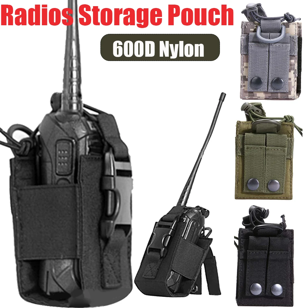 600DNylonRadiosStoragePouchPortableInterphonePocketWear