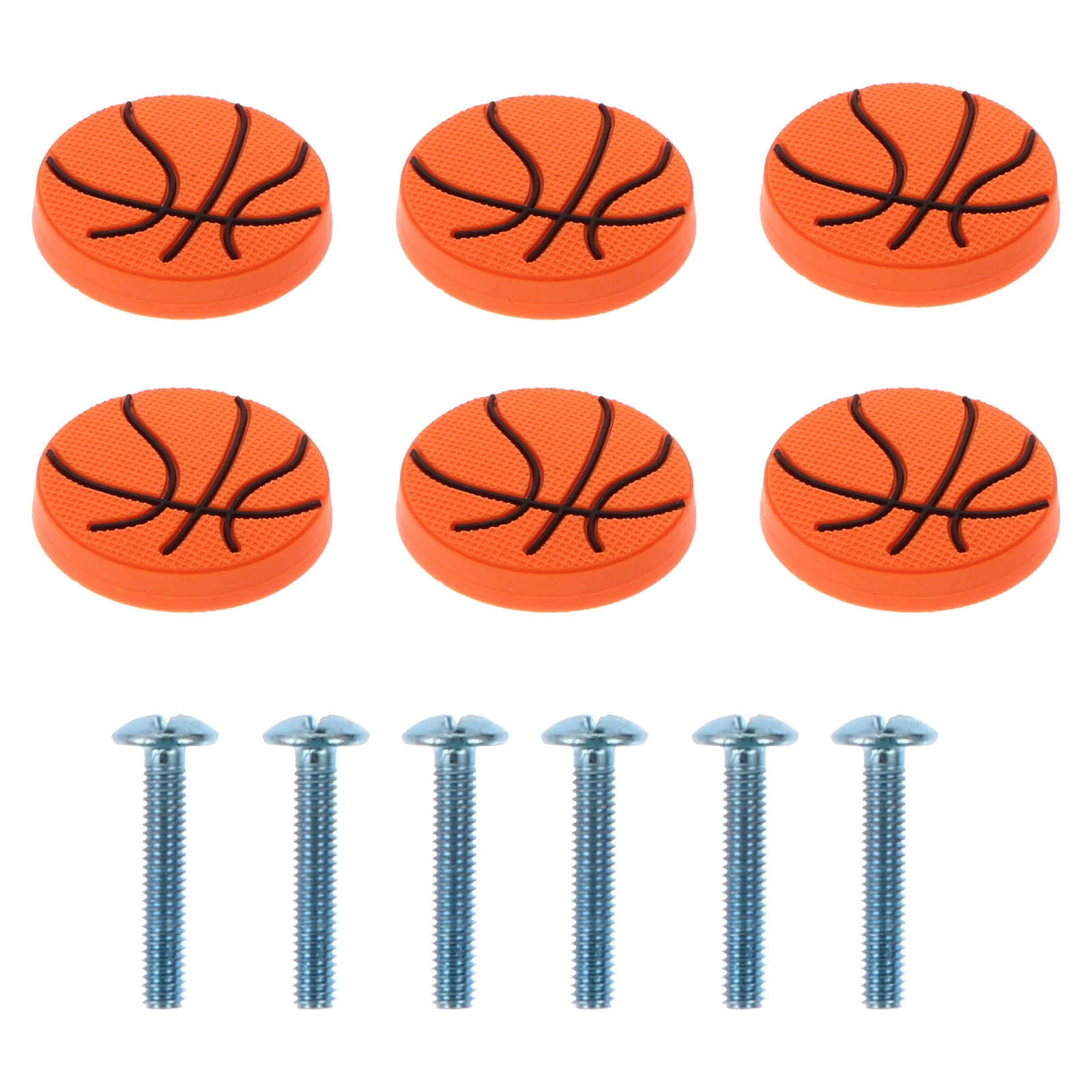 

6Pcs Ball Drawer Knobs Cupboard Pull Handles Anti-Collision Knobs for Kid
