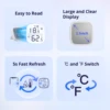 1-5PCS SONOFF SNZB-02D Zigbee Temperature Humidity Sensor With LCD Display Smart Home Monitoring Module for Alexa Google Home 2