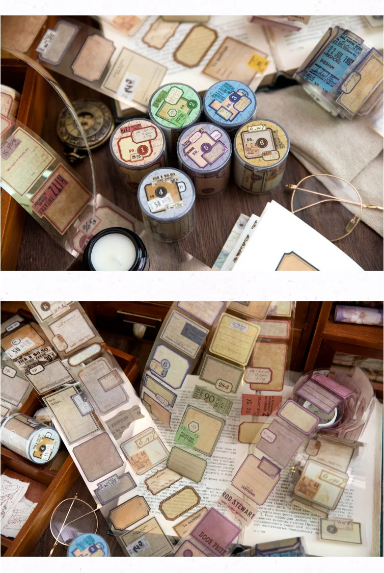 2m Decorative Washi Tape Roll for Scrapbooking, Stickers & Label Markers, Adhesive ... - SKU DWTR2116 - UGI Packaging