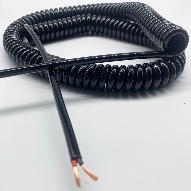 CABLE EXTENSIBLE SPIRALE 2 X 1 ² - 5 M, Accessoires, Matériels