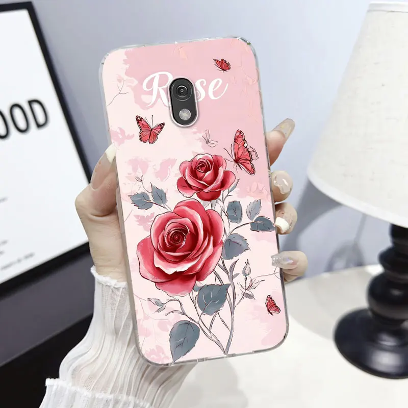 Marble Clear Soft Silicone Phone Case with Lucky Cat Design - Protective Cover