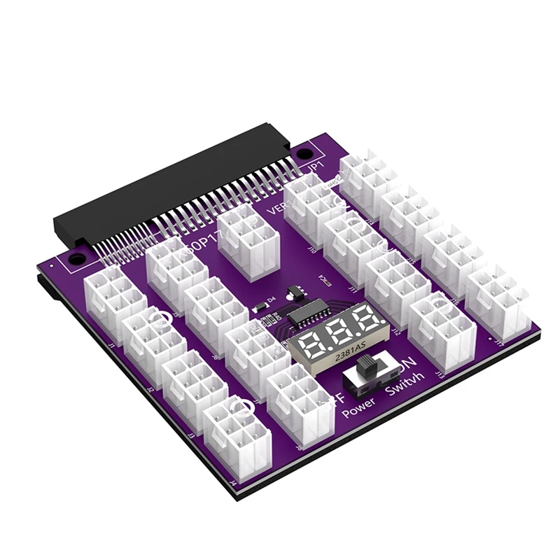 

Плата блока питания ATX 17X6Pin для майнинга Ethereum BTC
