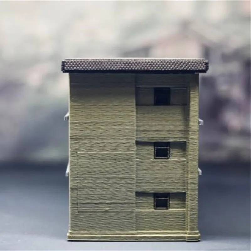 1/160 N Scale Building Model Vehicle Depot House Model Train Scene Miniature Collection Sand Table Landscape Assemble Model Toys - Image 3