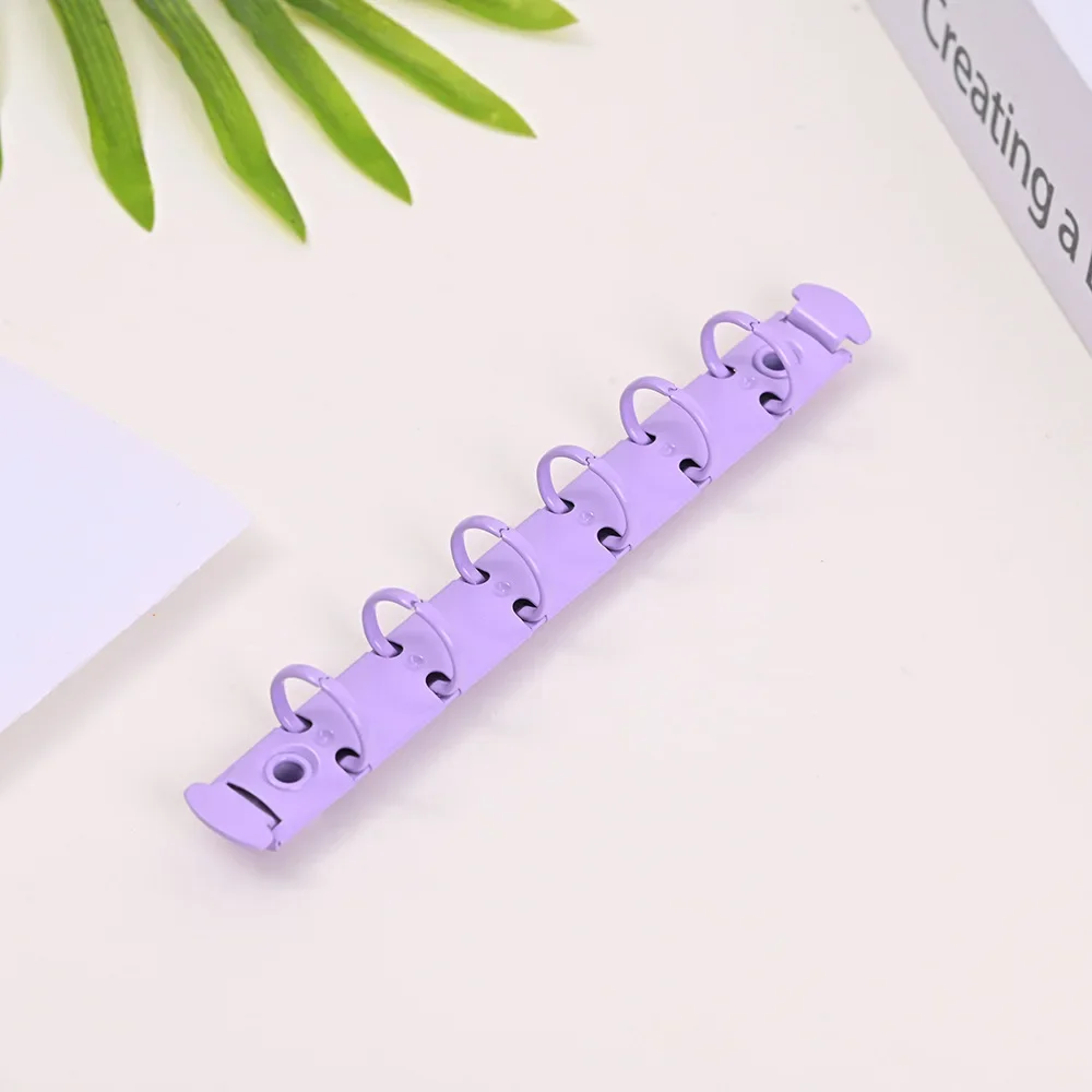 Premium Six-Hole Metal Binding Clip for Loose-Leaf Notebooks and Office Binders