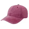 Plain Baseball Cap Women Washed Cotton Dad Hats for Men Blank Adjustable Unstructured Dark Green Purple Black 4