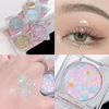 Monochrome Glitter Gel Cream Eyeshadow Face Hair Body Nail Glitter Gel Heart Loose Sequins Festival Halloween Makeup Decorations 5