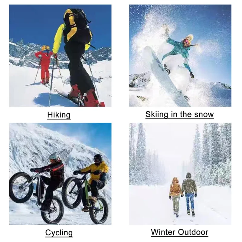 Outdoor Windproof Anti Dust Full Face Masks Cycling Ski Breathable Masks Eye HD Anti Fog Goggles Hood Cover Winter Warm Hat Caps