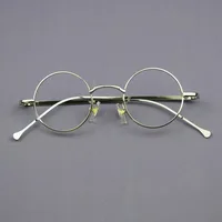 Vintage 40mm Small Round Metal Full Rim Reading Glasses +25 +50 +75 +100 +125 +150 +175 +200 +225 +250 +275 +300 +325 +350 +6 1