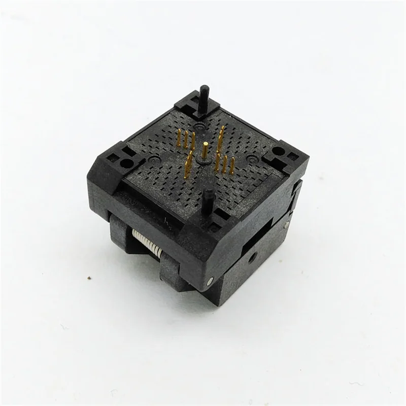 QFN IC programmer socket Pitch 0.5mm Clamshell Chip Size 3*3 Flash Adapter QFN12 MLF12 Burn in Socket