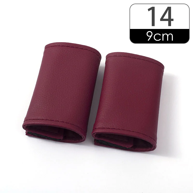 1/2PCS Car Door Inner Handle PU Leather Cover Door Handle Leather Protective Case Car Styling Interior Upgrades Auto Accessories