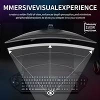 Игровой монитор Gawfolk Curved, 34-дюймовый UWQHD 3440x1440P, сверхширокий экран ПК 1500R, 165 Гц, изогнутый компьютерный экран, панель экрана VA — изображение 4