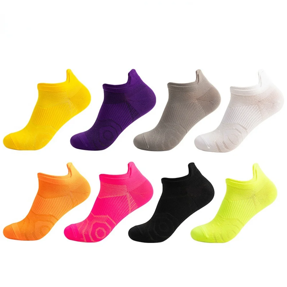 Running Socks Men Women Running Socks Basketball Breathable Anti Slip Sport Cycling Walking Women Outdoor Sock Cotton Athletic No Sweat Sock