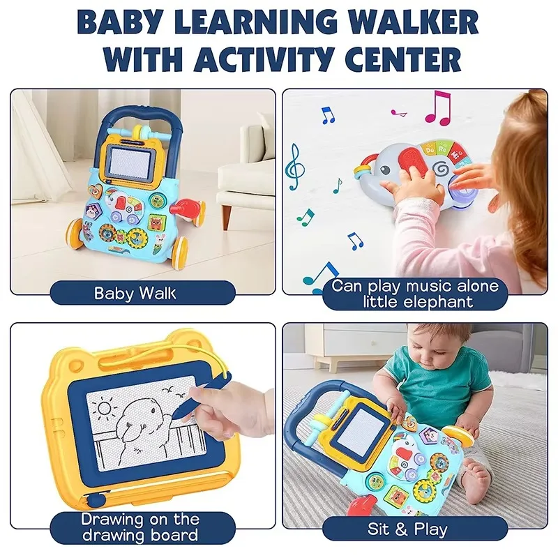 Baby Walker Musical with Artboard Toy