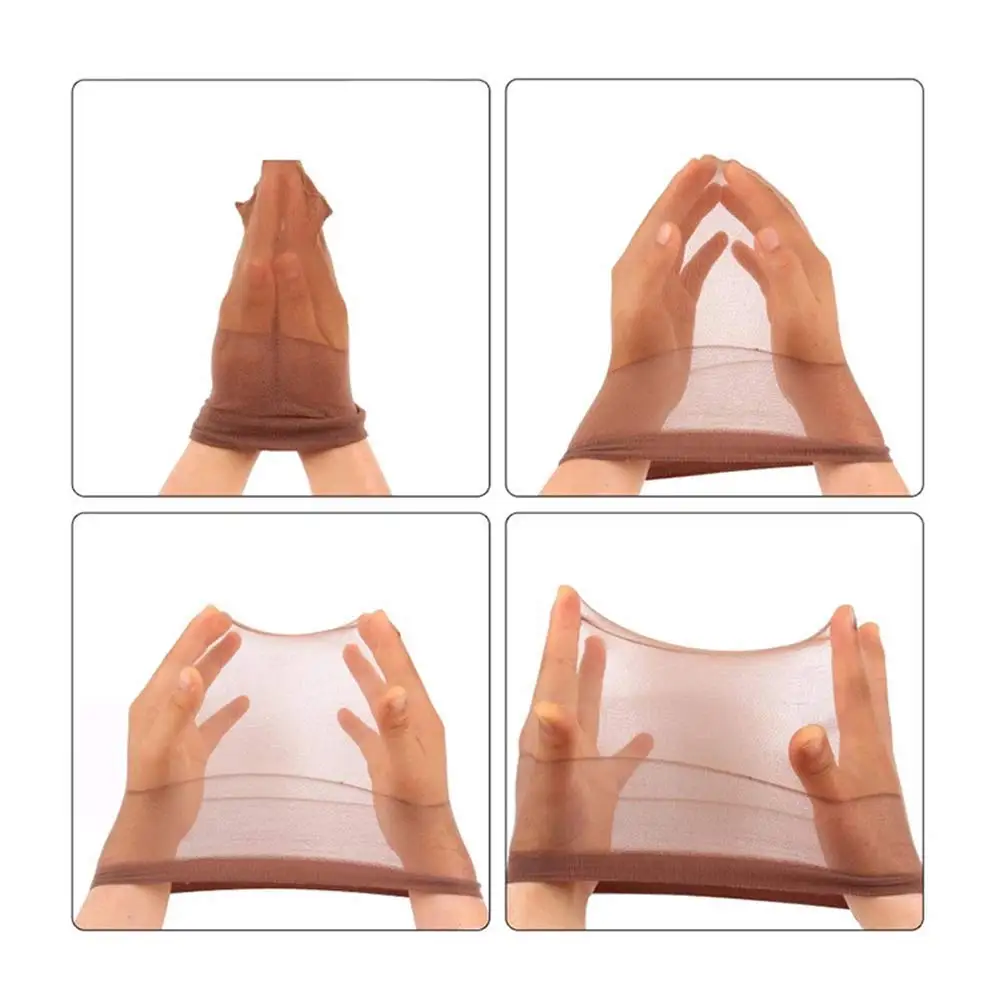 2pcs/Pack Wig Cap Stocking Caps Wigs Tan Wig Cap Women Stretchy Nylon Cap wig caps