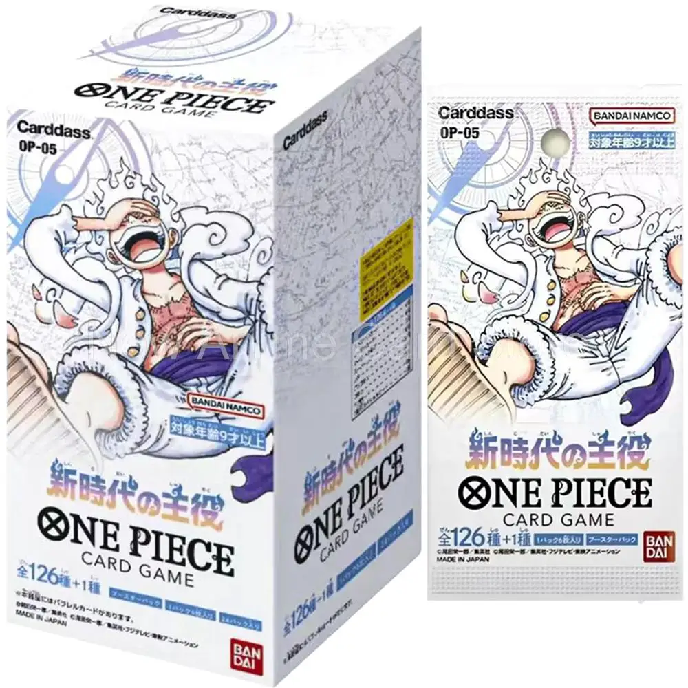 

OP05 BANDAI ONE PIECE Card Game for Children New Era Protagonist Powerful Enemy The Top War Playing Battle Card Pirate King