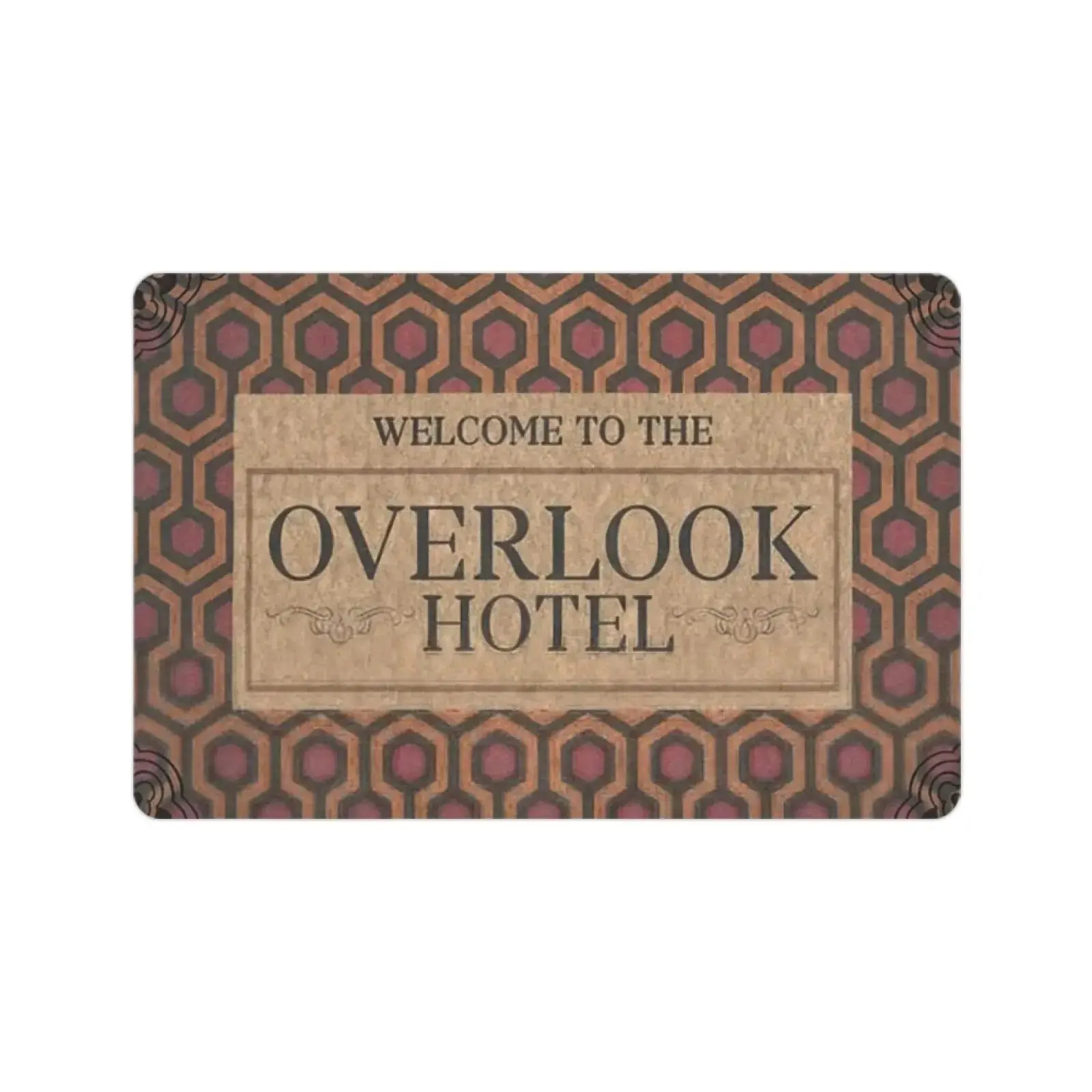 

Overlook Hotel Doormat Outdoor Indoor Entrance Floor Mat Funny Home Decorative Rug Shoes Door Mat