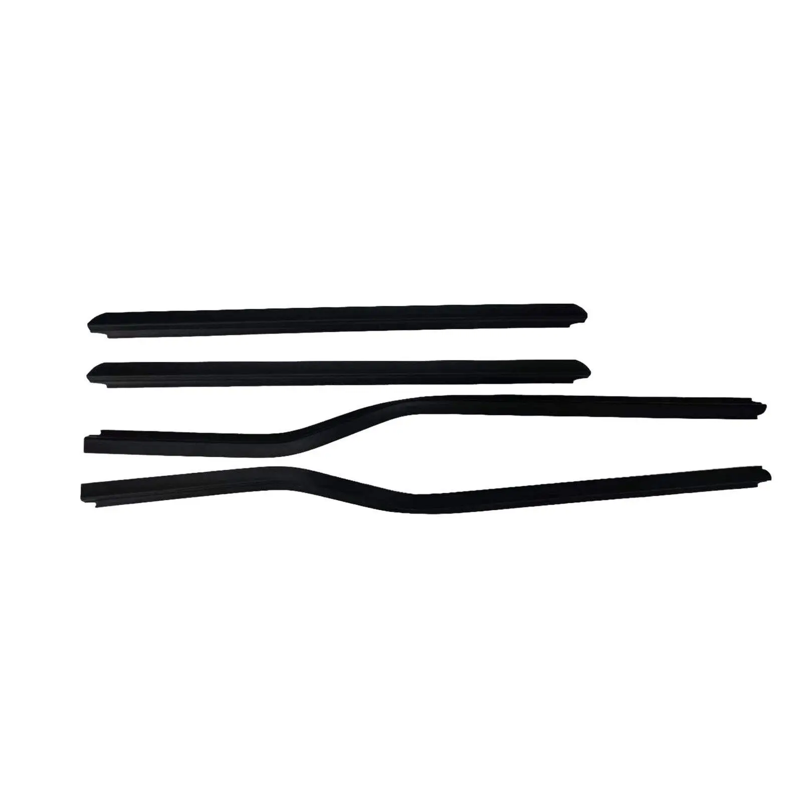 

4Pcs Window Dew Wipe Weatherstrip Seal F81Z-2521452-aa Window Seal Trim Kit for Ford Super Duty Easy to Install Durable