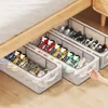 PVC Shoe Storage Foldable Shoes Bags Large Capacity Portable Space Saving Shoes Dust-proof Water-proof Transparent Storage Box 1