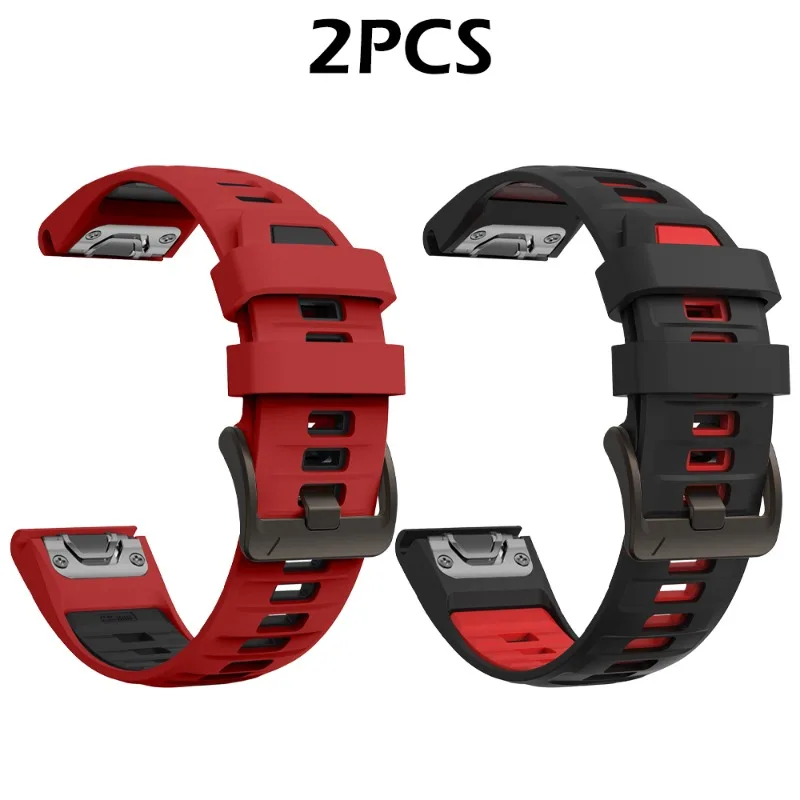 Premium Waterproof Quickfit Silicone Sport Strap - Wear-Resistant and Durable