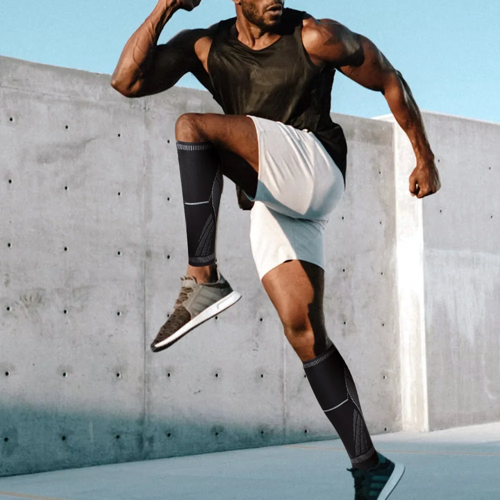 Unisex Sports Compression Sleeve for Leg, Calf, and Elbow Support