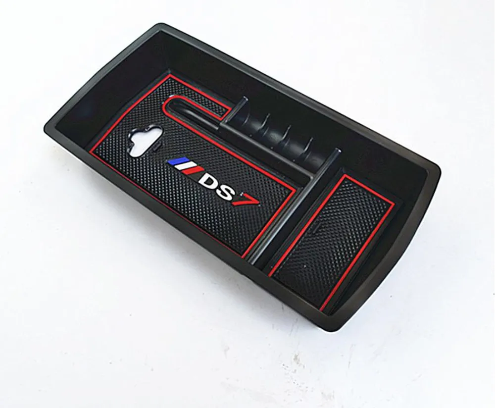 1Pc ABS 팔걸이 상자 보관함 정리함 정리함 Citroen DS7 DS 7 2017 2018 2019 2020 용 내부 스타일링 액세서리