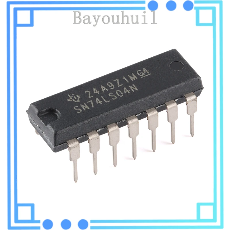 

10PCS Original Genuine SN74LS04N PDIP-14 Six-way Inverter Chip