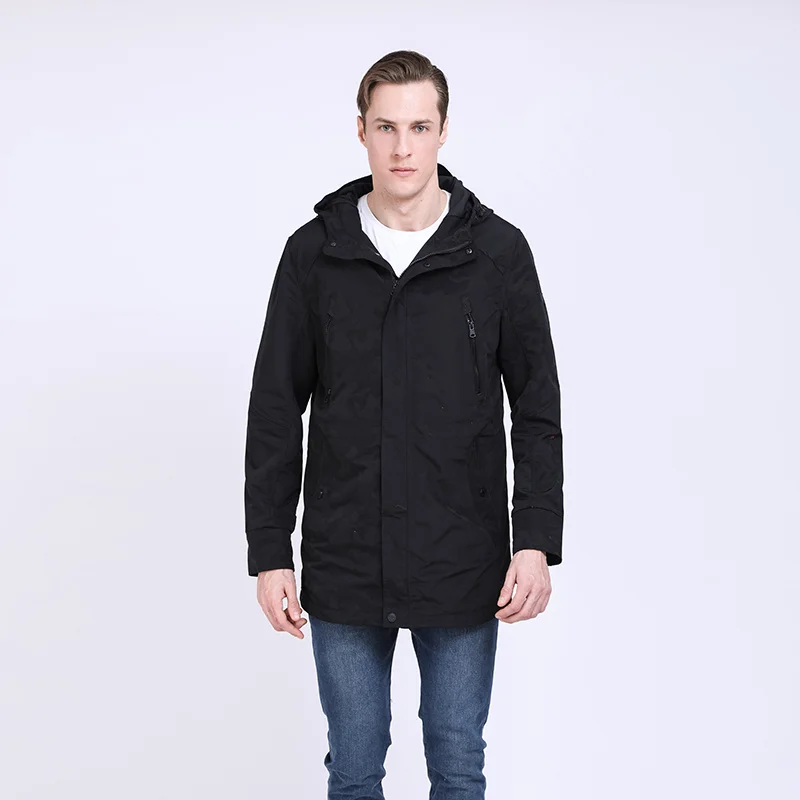 

2023 New Spring Men's Jackets Camouflage Long Fashion Casual Coat High Quality outwear Thin Men's Hooded Casual Jacket