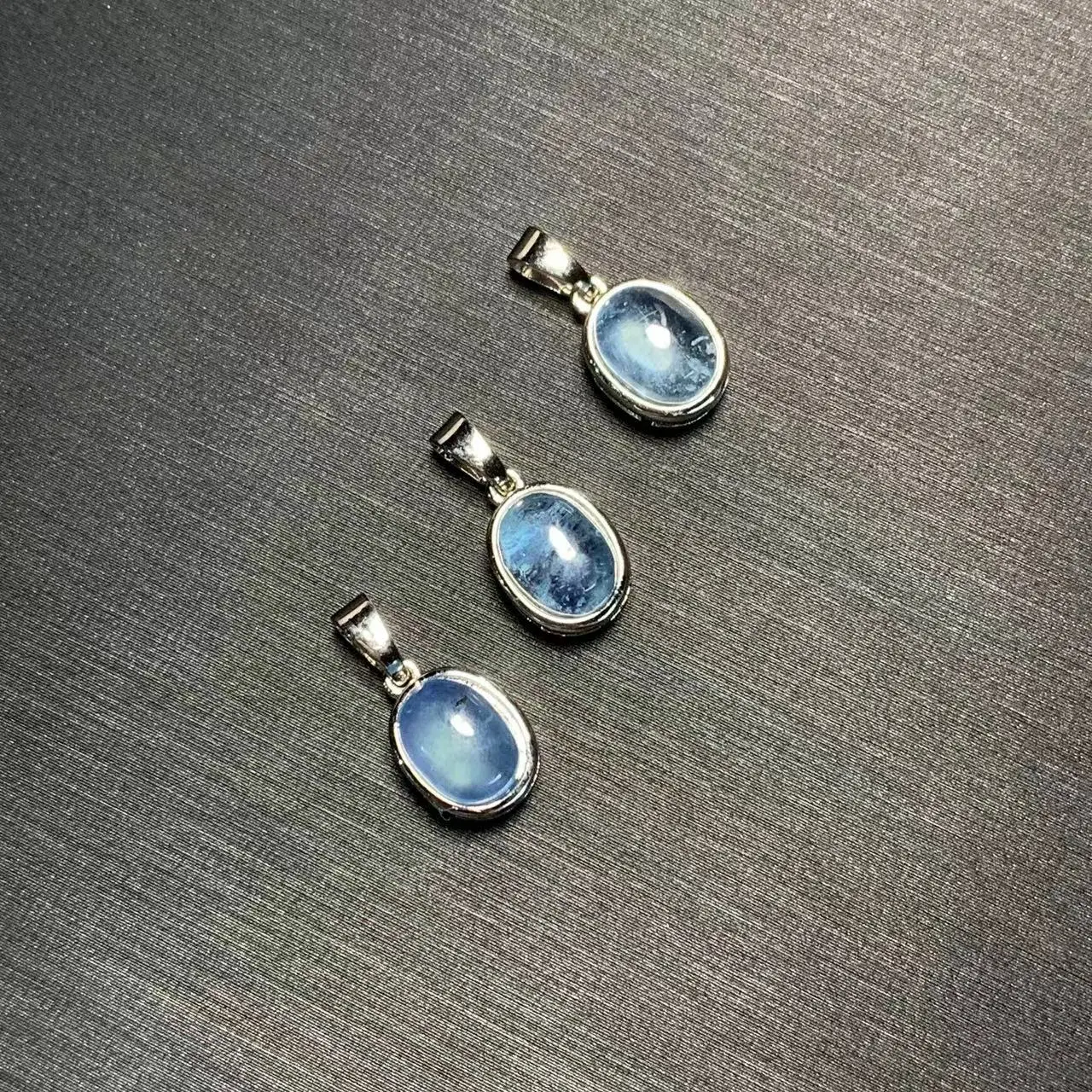 OVAL Natural Aquamarine Pendant Necklace Fine Jewelry Handmade Stones Wholesale Healing Energy Gift Lucky Jewelry