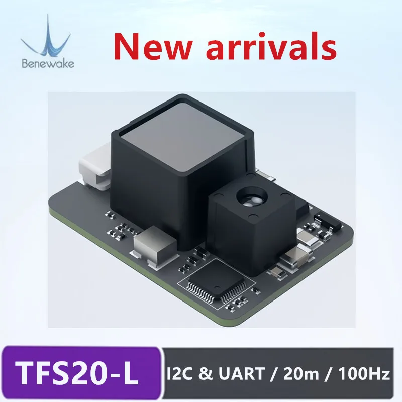 Sensor Tf-luna Lidar 0.1-8m, Módulo Localizador De Distância De