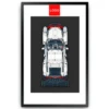 wall mount display for LEGO Technic Porsche 911 RSR-Display Wall only, no model included (42096 wall display) 2