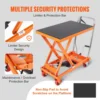 TF23 Hydraulic Lift Table Cart 500lbs Capacity 28.5" with 4 Wheels and Non-Slip Pad, for Material Handling and Transportation 5