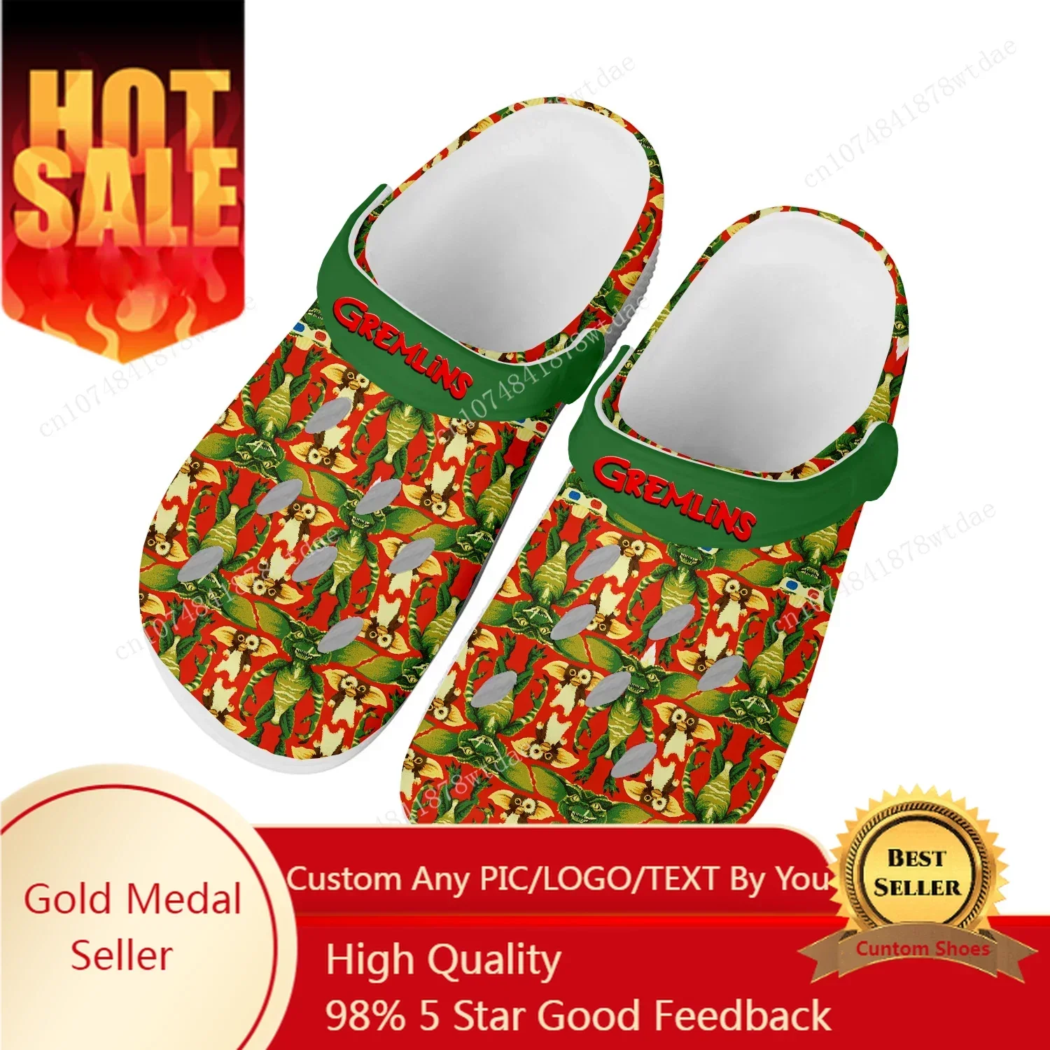 

Gremlins Home Clogs Men Women Youth Boy Girl Customize Water Shoes Anime Cartoon Manga Garden Beach Hole Slippers Sandals
