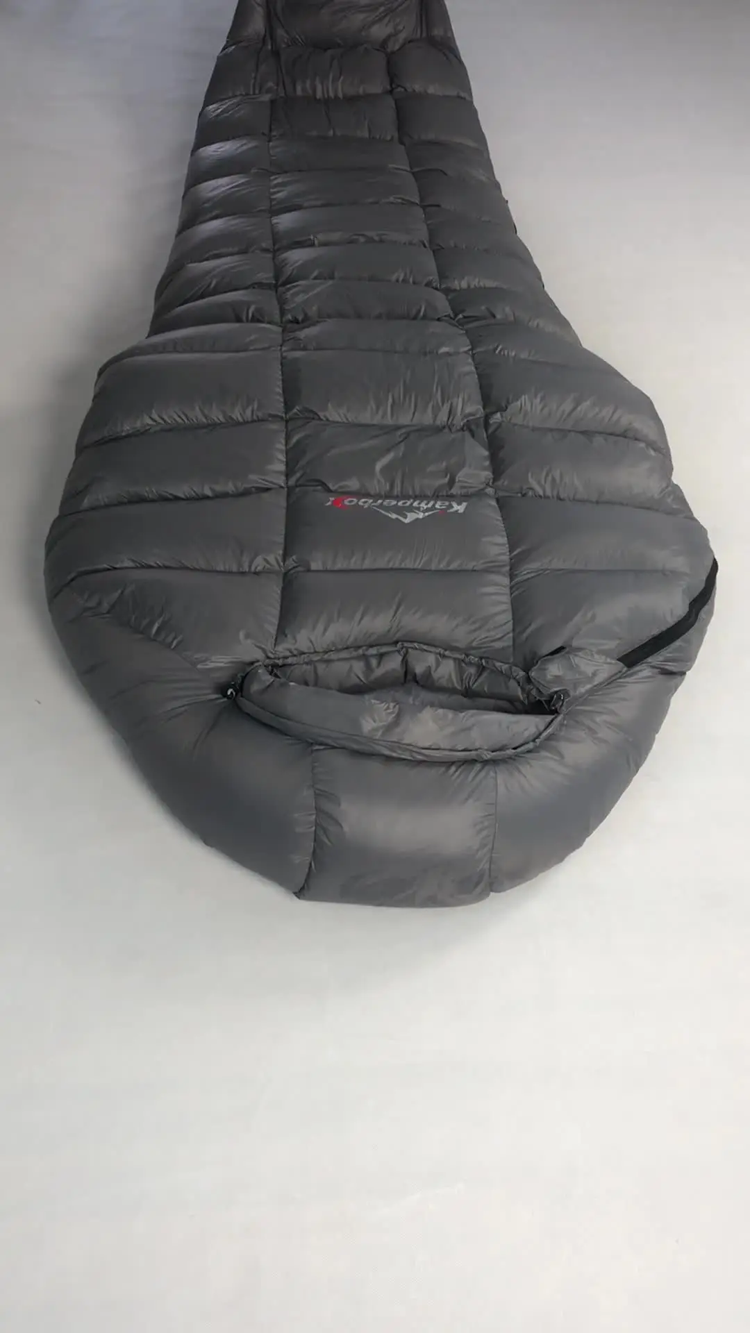 寝袋 低温冬用寝袋 ダウン寝袋 冬キャンプ用寝袋 ダブル -15°C Kamperbox-