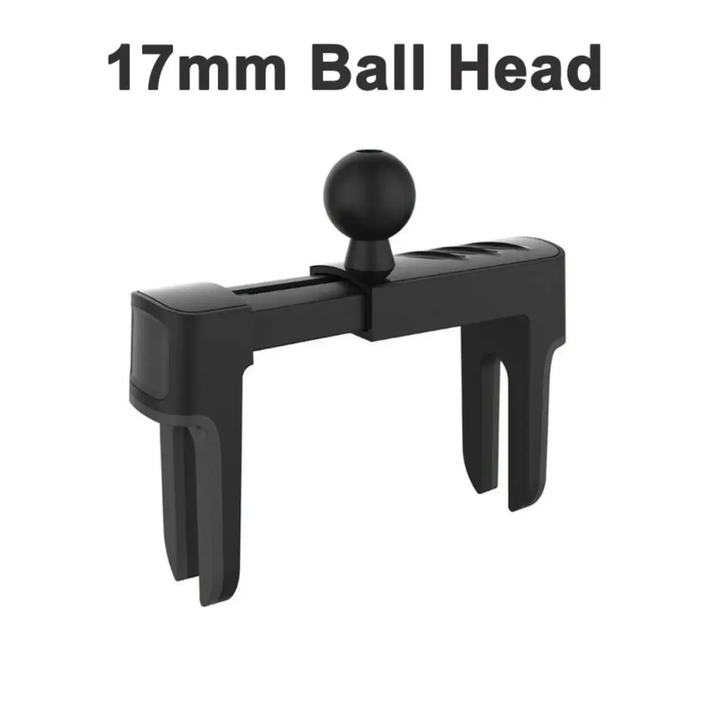 Bracket Car Phone Air Vent Clip Mount New Round Air Outlet Auto Car Phone Holder Stand Accessories 17mm Ball Head Base